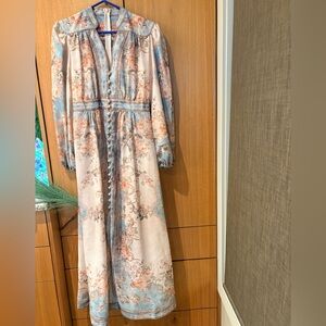 Miss Rosier floral midi length dress